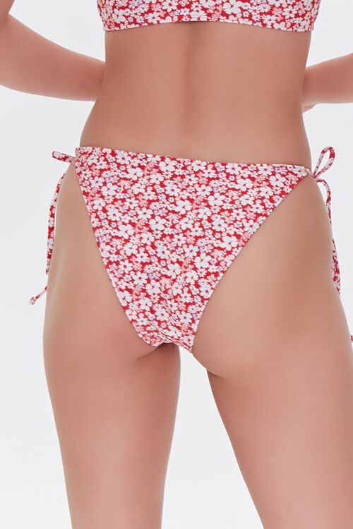 RED/MULTI Floral Print Bikini Bottoms, image 4