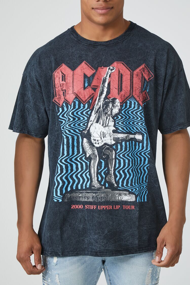 Mineral Wash ACDC Graphic Tee