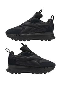 BLACK Reebok Cardi B Classic Leather V2 Shoes, image 6