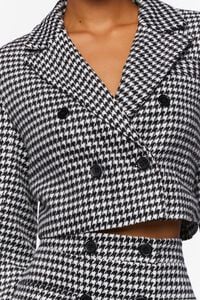 Houndstooth Double-Breasted Blazer, image 5
