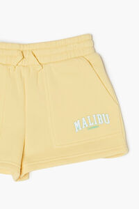 YELLOW/MULTI Girls Malibu Graphic Shorts (Kids), image 3