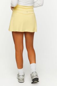 MELLOW YELLOW/WHITE Active Contrast-Trim Crossover Skort, image 5