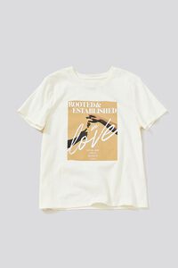 CREAM/MULTI Rooted & Established In Love Graphic Tee, image 1