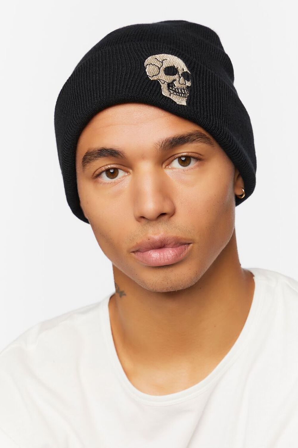 Skull Patch Beanie, image 1