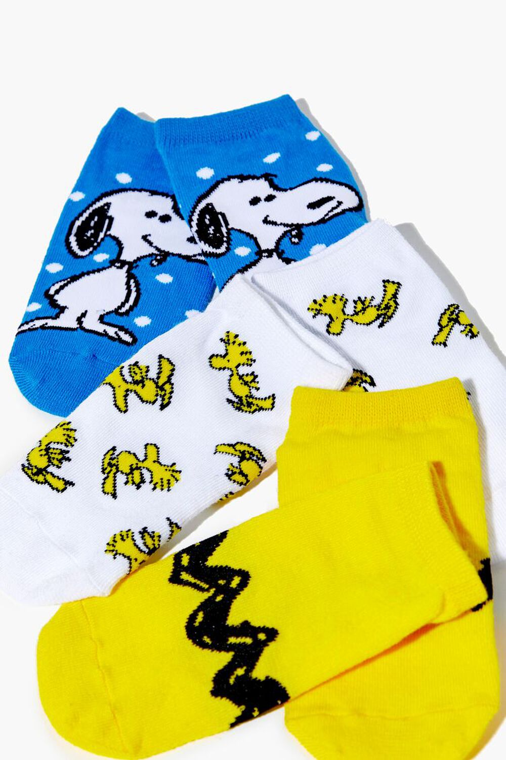 Kids Peanuts Gang Ankle Sock Set - 3 Pack (Girls + Boys), image 1