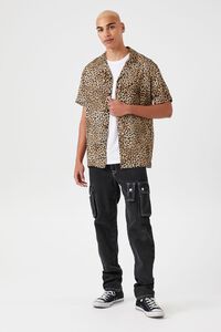 LIGHT BROWN/MULTI Leopard Print Shirt, image 4