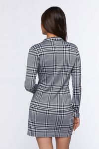 BLACK/MULTI Plaid Blazer Mini Dress, image 3
