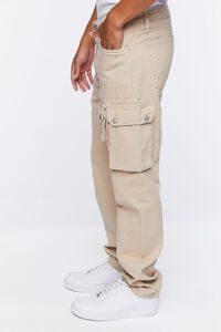 TAUPE Slim-Fit Denim Cargo Pants, image 3