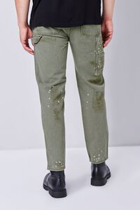 OLIVE Distressed Paint Splatter Pants, image 4