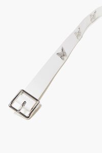 WHITE/SILVER Butterfly Hip Belt, image 2