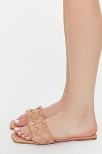 NUDE Crosshatch Faux Leather Sandals, image 2