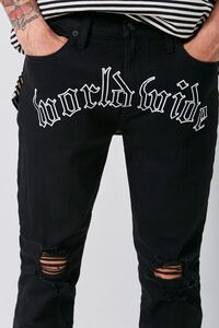 Worldwide Graphic Skinny Jeans, image 5