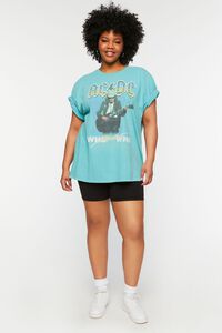 TEAL/MULTI Plus Size ACDC Who Made Who Graphic Tee, image 4