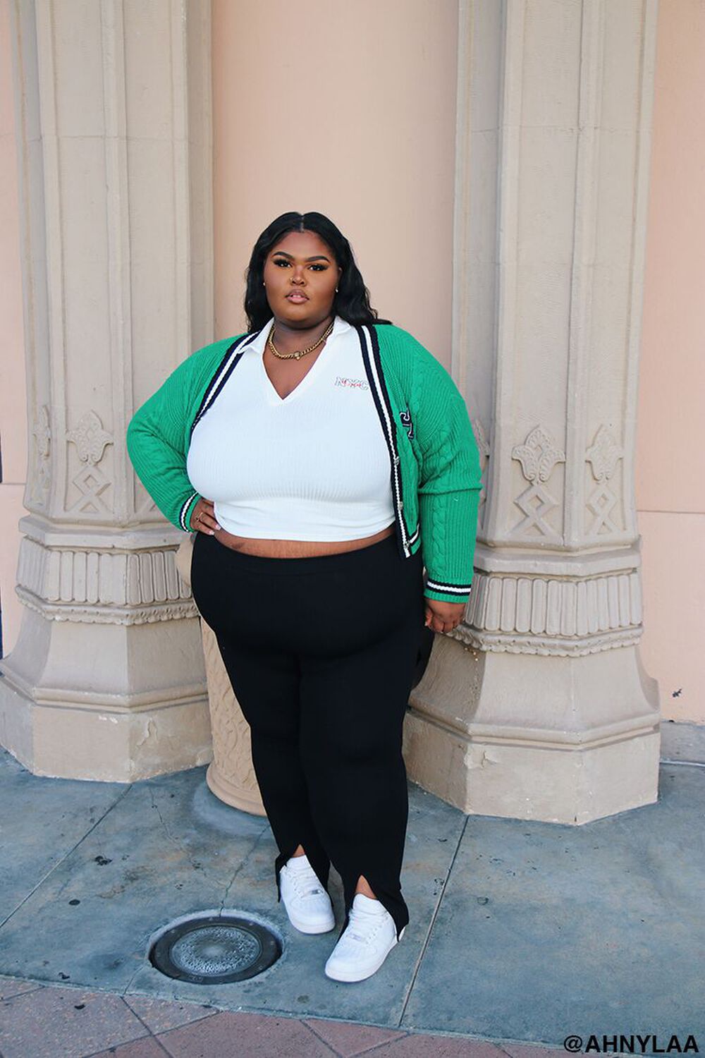 Plus Size Ribbed NYC Graphic Top, image 1