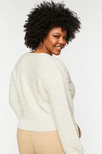Plus Size Textured Cardigan Sweater, image 3