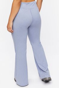 BLUE MIRAGE Plus Size Crossover Flare Pants, image 4