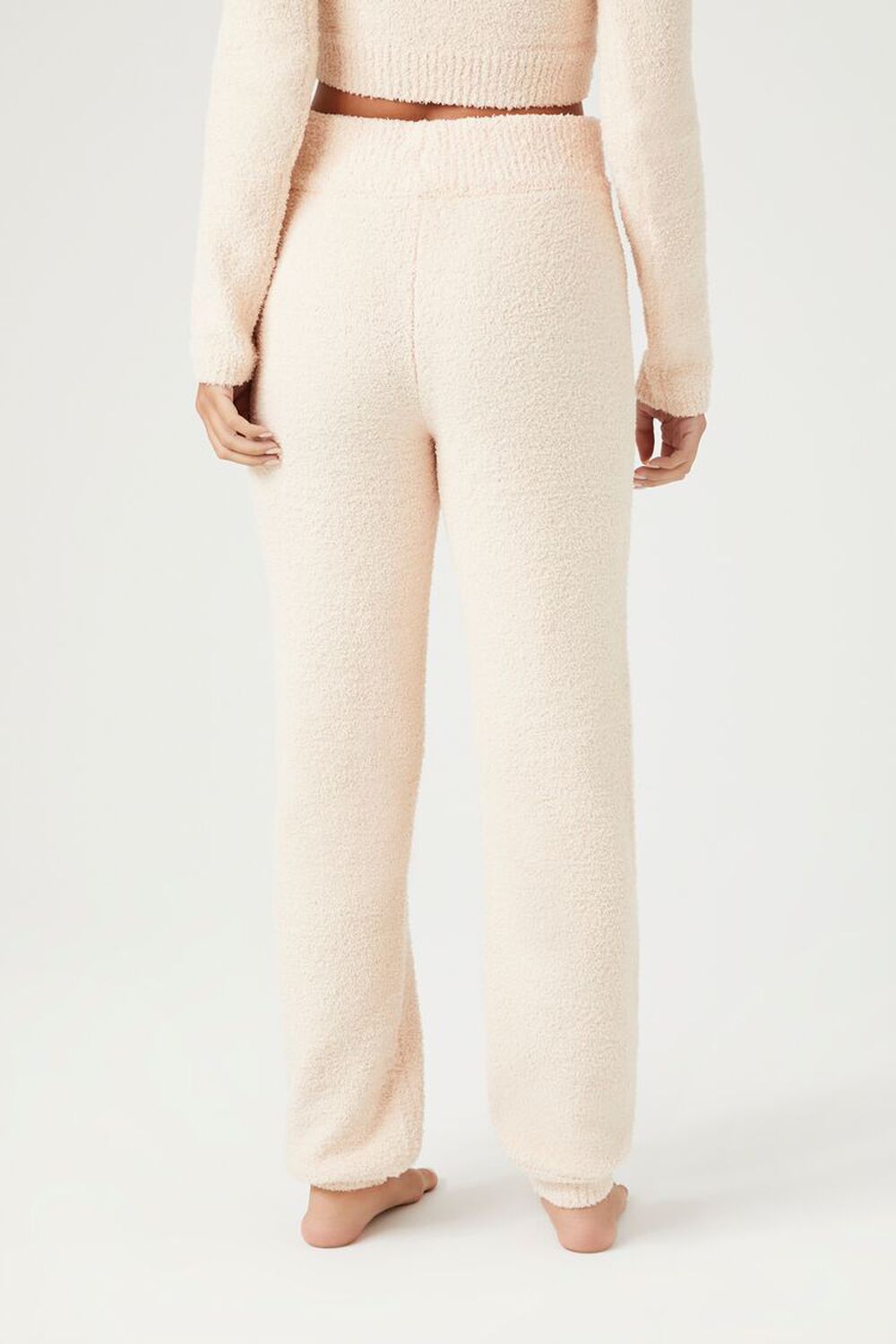 Kvinde butik Bliver til Fuzzy Sweater-Knit Pajama Pants