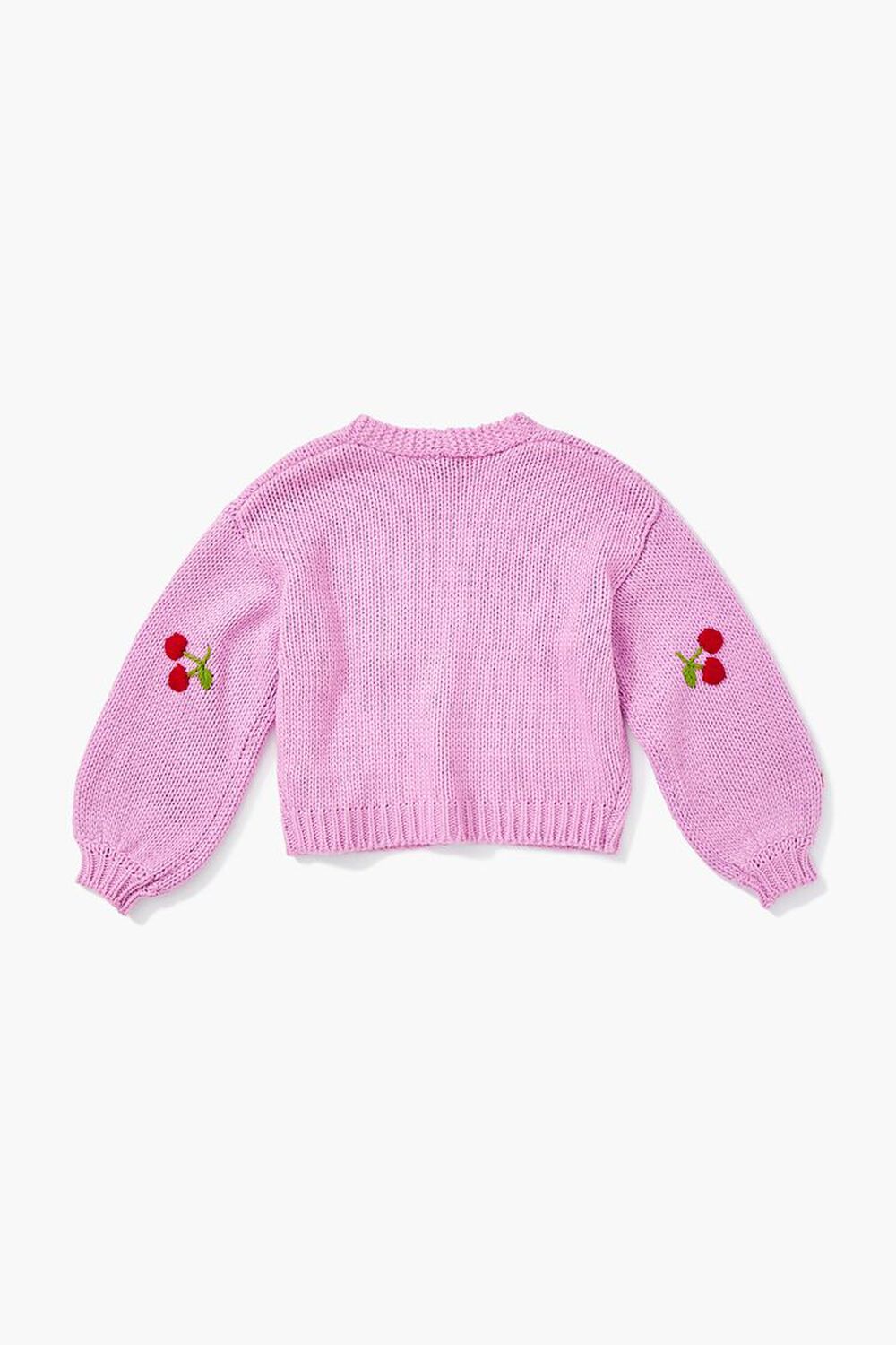 PINK/MULTI Girls Cherry Cardigan Sweater (Kids), image 2