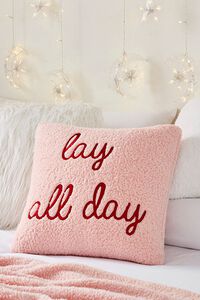 Embroidered Lay All Day Pillow, image 1