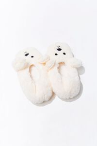 Plush Polar Bear Indoor Slippers, image 2