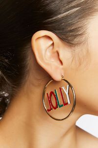 Jolly Hoop Earrings, image 1