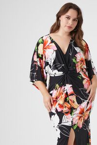 Plus Size Kimono Dress