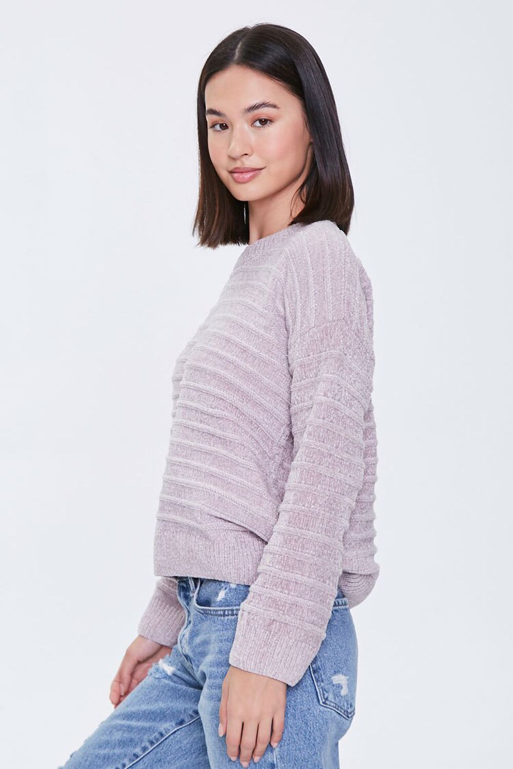 Chenille Ribbed Sweater, image 2