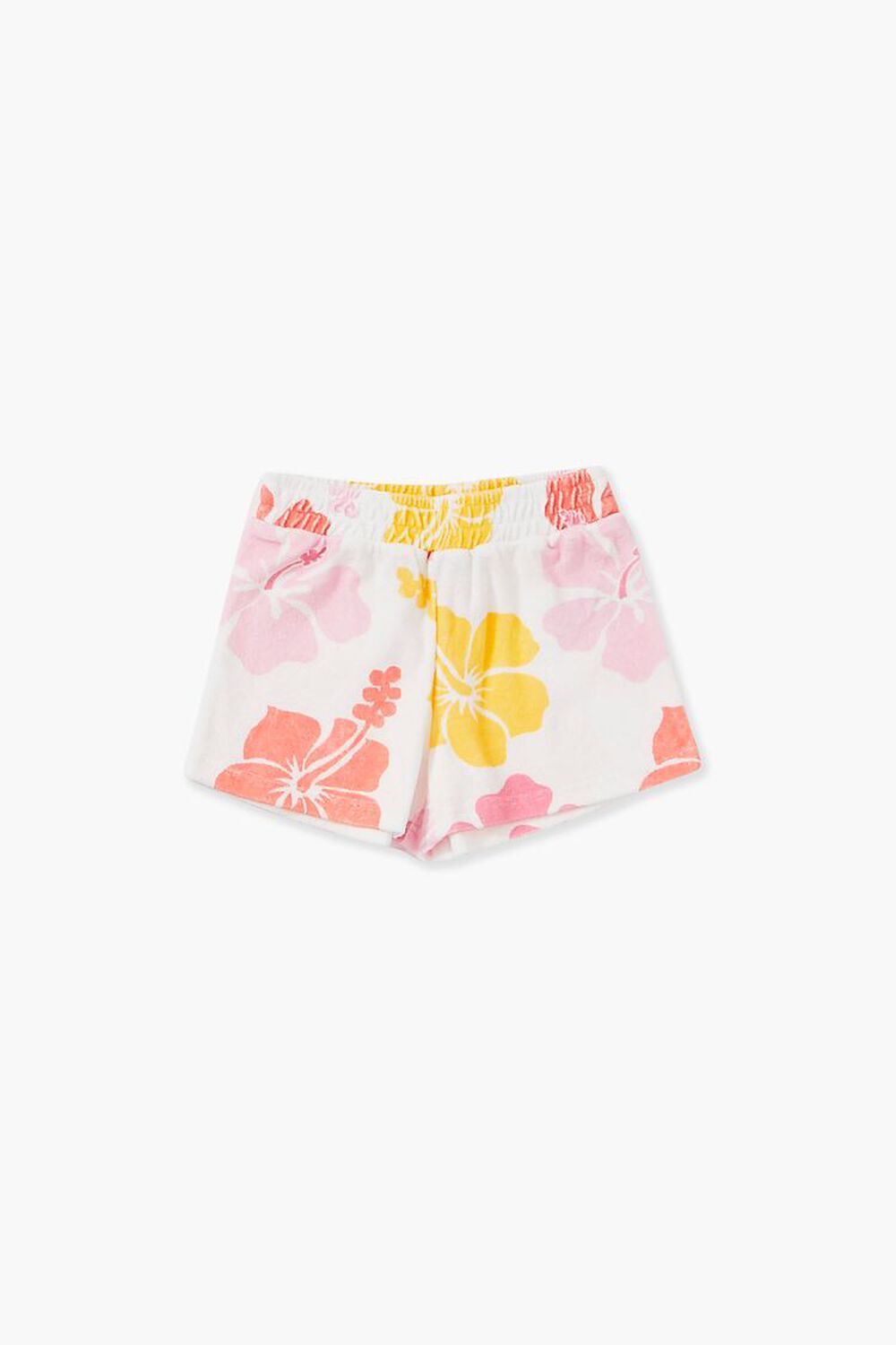 WHITE/MULTI Girls Floral Print Shorts (Kids), image 1