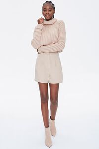 SAND Pleated High-Rise Shorts, image 5