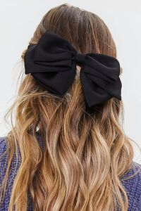 BLACK Oversized Hair Bow, image 2