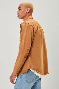 GOLD Distressed Button-Front Jacket, image 2