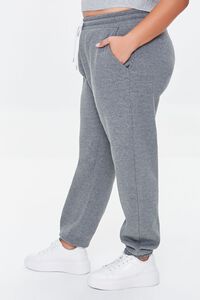 CHARCOAL Plus Size French Terry Joggers, image 3