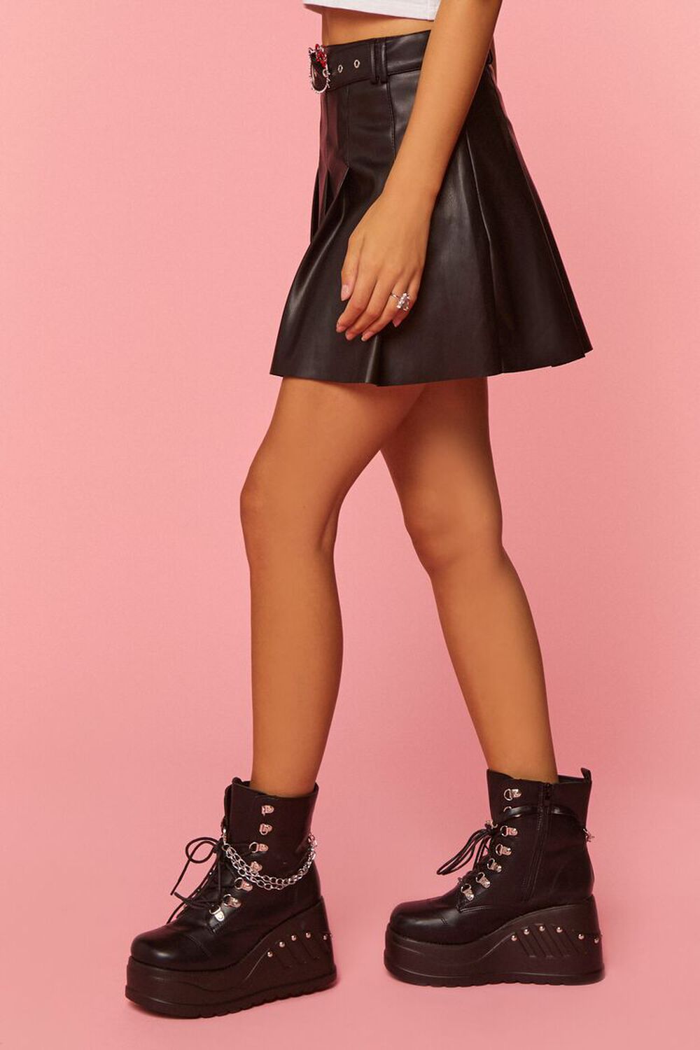 BLACK/MULTI Hello Kitty & Friends Mini Skirt, image 3