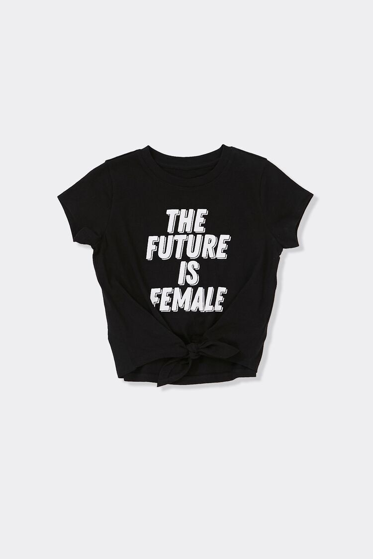 Children The Future is Female Short Sleeve Shirt