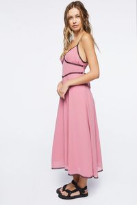 ROSE Chiffon Lace-Trim Dress, image 3