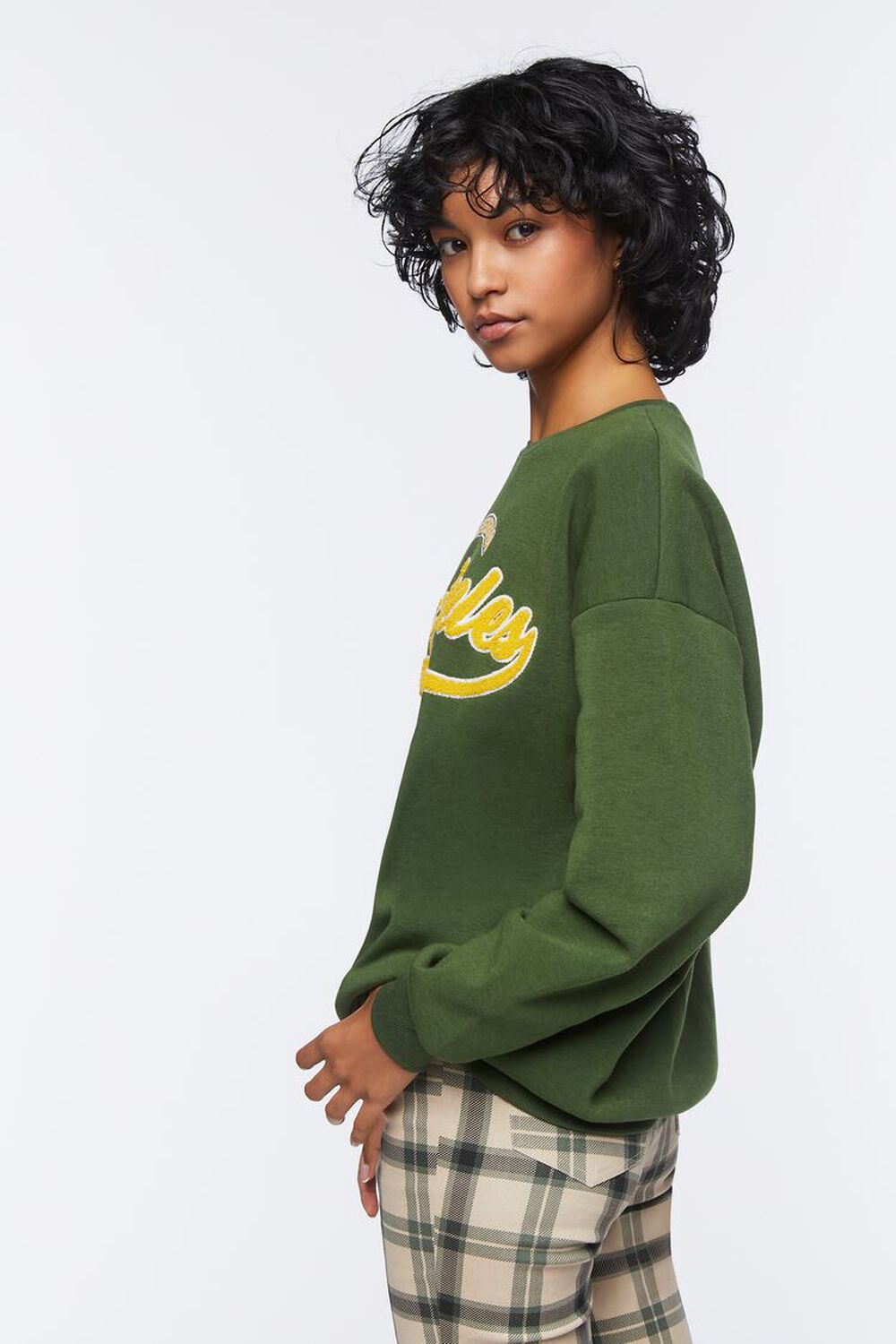 GREEN/MUSTARD Los Angeles Graphic Pullover, image 3