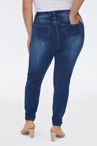 DARK DENIM Plus Size High-Rise Skinny Jeans, image 4