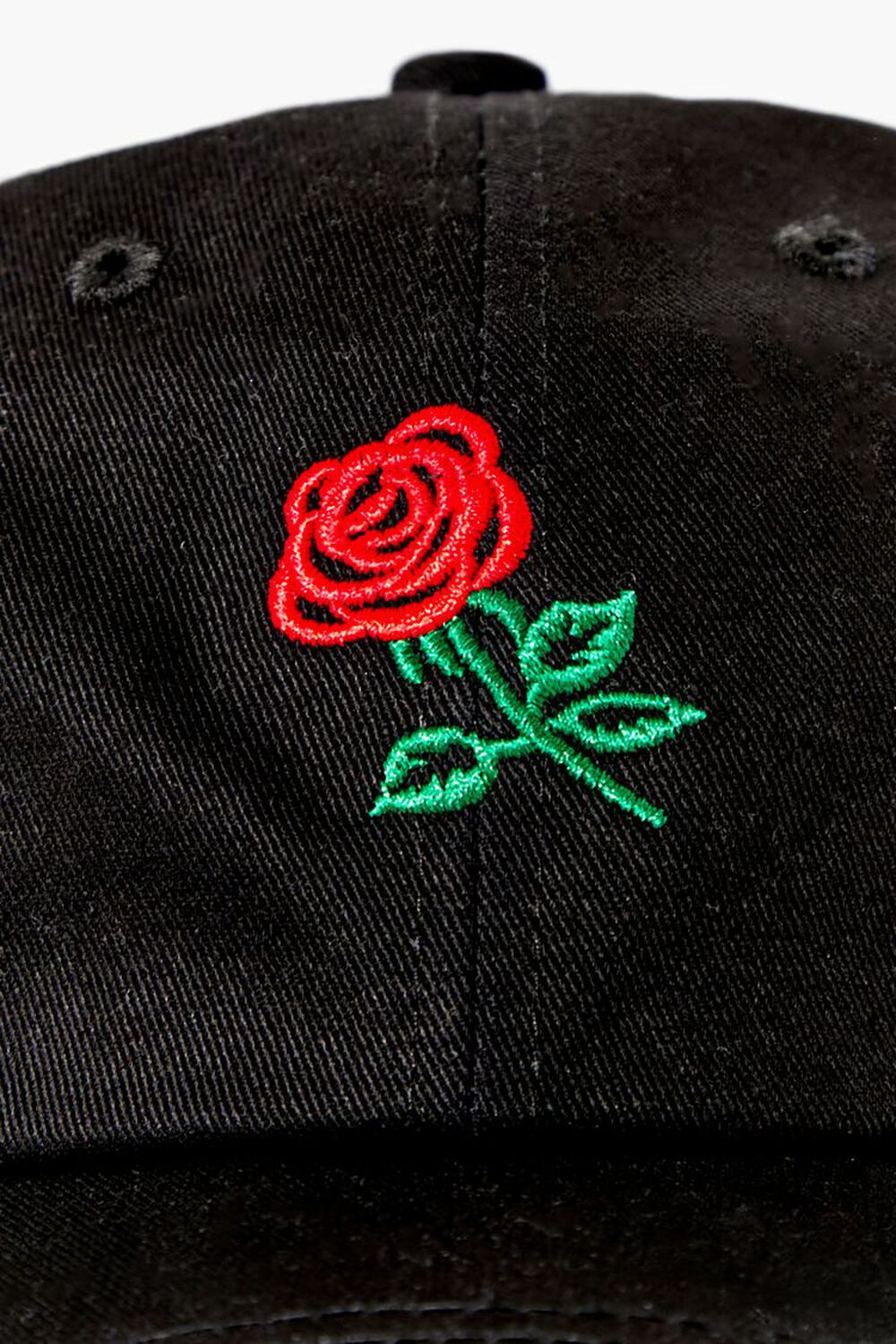 Lily Hotellet moronic Embroidered Rose Baseball Cap