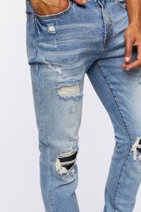 Distressed Slim-Fit Stone Wash Jeans, image 5