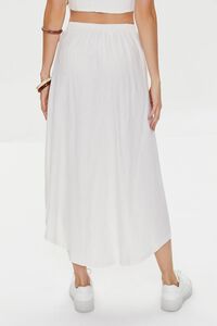 WHITE Kendall + Kylie Linen-Blend Skirt, image 4