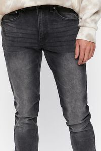 WASHED BLACK Faded Skinny Jeans, image 5