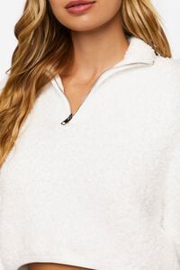 Fuzzy Half-Zip Sweater, image 5