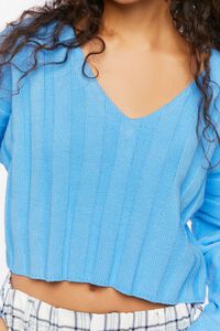 AZURE Ribbed Relaxed-Fit Sweater, image 5