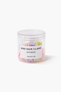 PINK/MULTI Mini Hair Claw Clip Set, image 2