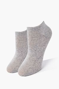 BLACK/GREY Knit Ankle Socks - 5 Pack, image 6