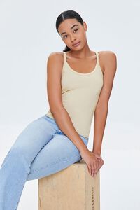 NUDE Basic Organically Grown Cotton Thick-Strap Cami, image 1
