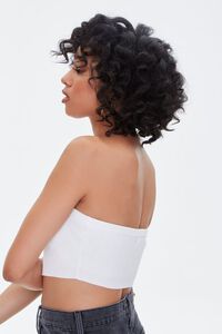 IVORY Sweater-Knit Tube Top, image 2