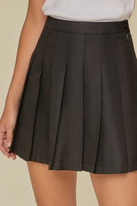BLACK Pleated Mini Skirt, image 6