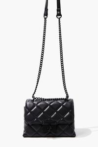 Quilted Faux Leather Crossbody Bag, image 1
