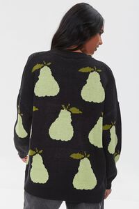 BLACK/MULTI Pear Cardigan Sweater, image 3